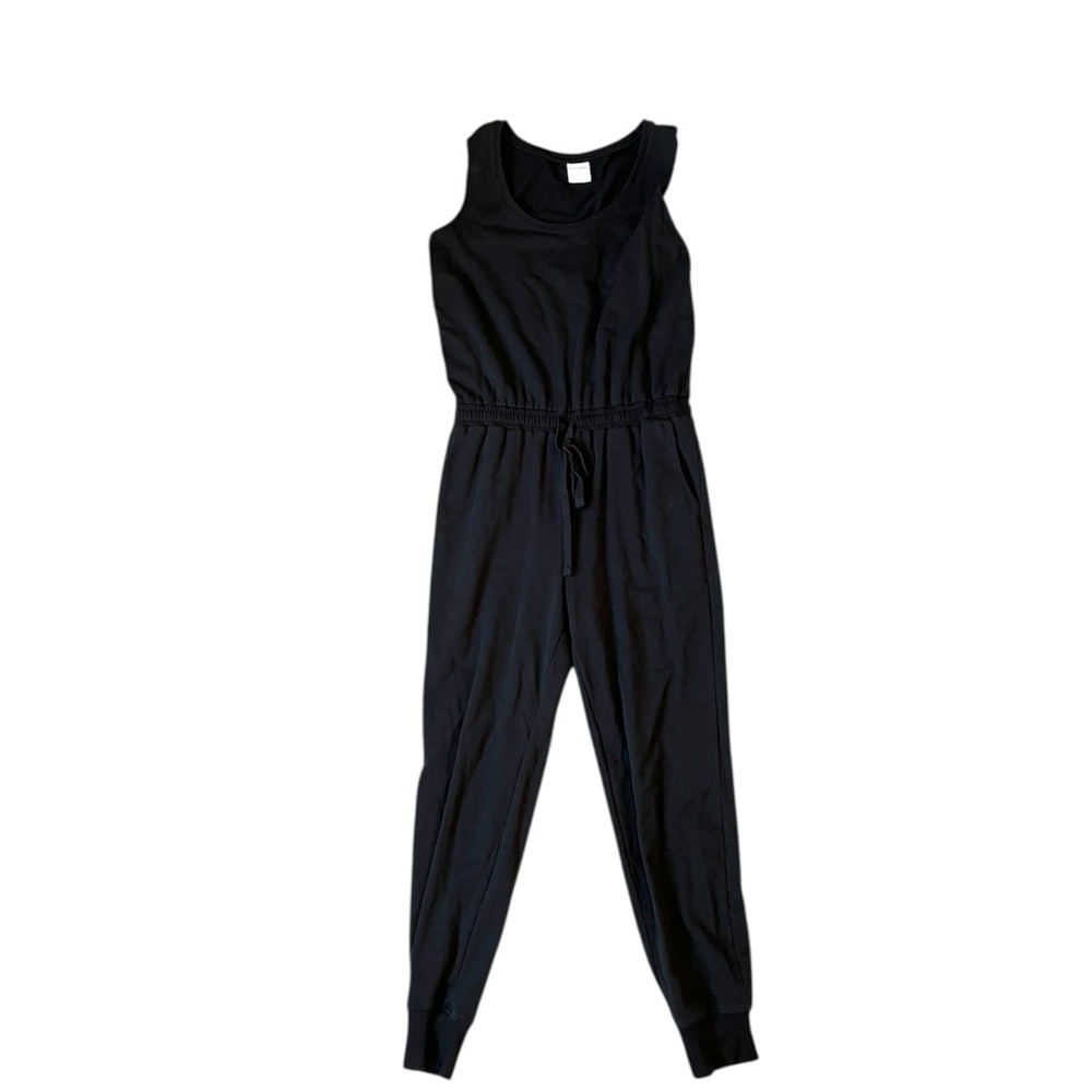 Amazon Essentials Black Jogger Jumpsuit Drawstrin… - image 1